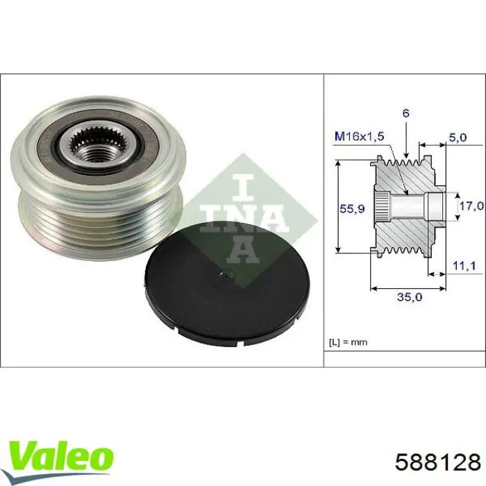 Polea rueda libre AS/Auto Storm AFP0084INA precio, desde 62,72 EUR