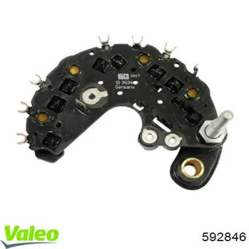Comprar 592846 VALEO Puente de diodos, alternador