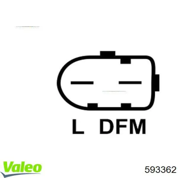 Regulador 593362 VALEO