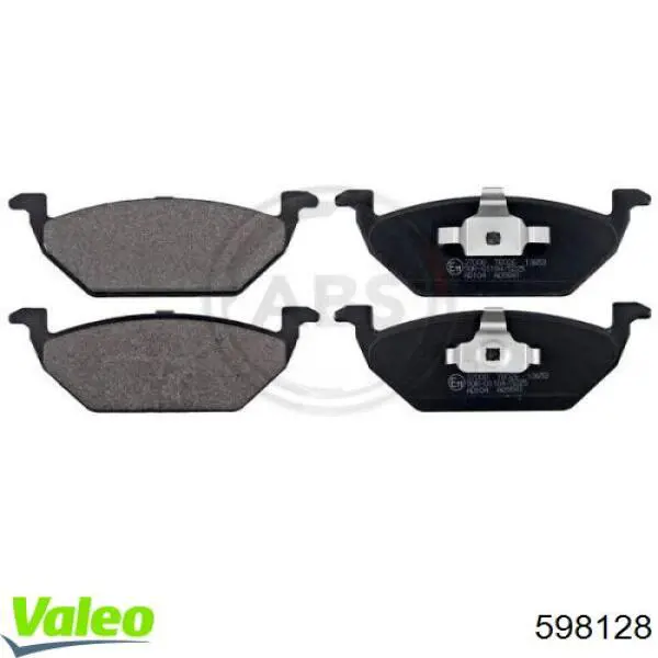 Pastillas de freno 598128 VALEO