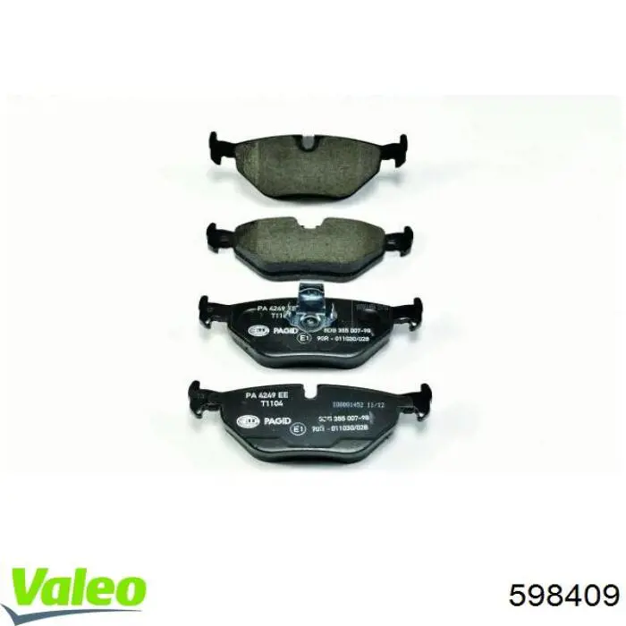 Pastillas de freno 598409 VALEO