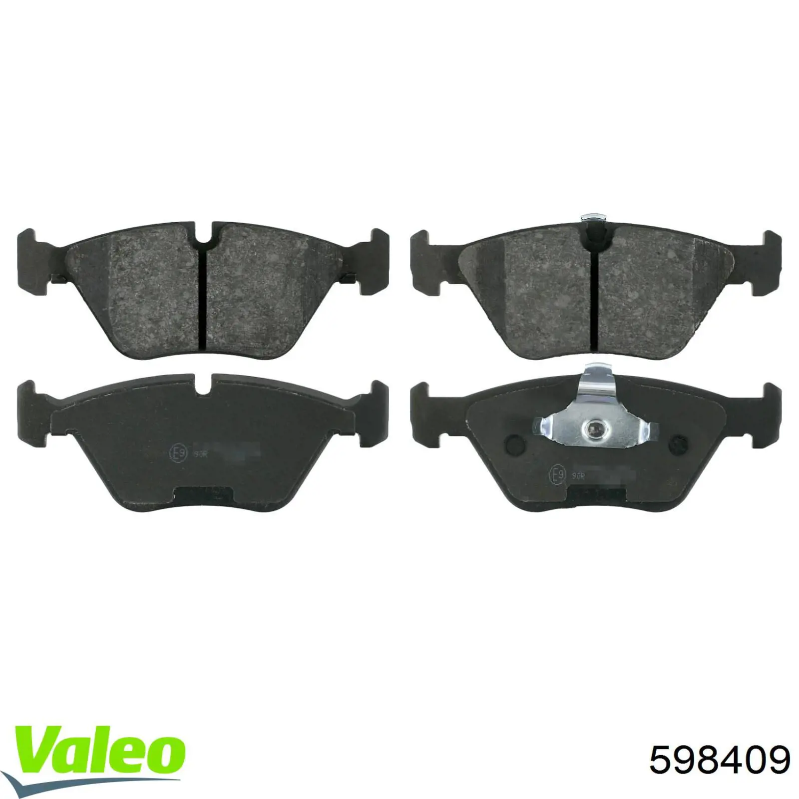 Comprar 598409 VALEO Pastillas delanteras de freno