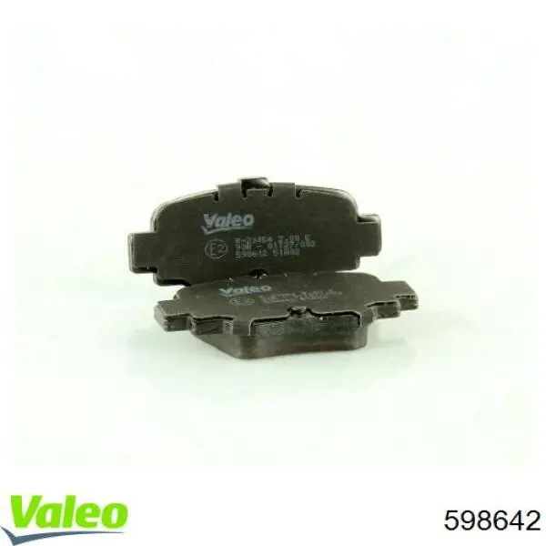 598642 VALEO pastillas de freno traseras