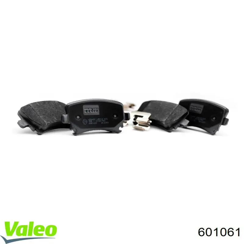 601061 VALEO Pastillas freno traseras