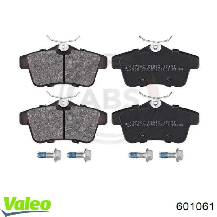 Comprar 601061 VALEO Pastillas de freno traseras