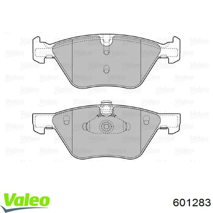 601283 VALEO pastillas de freno delanteras