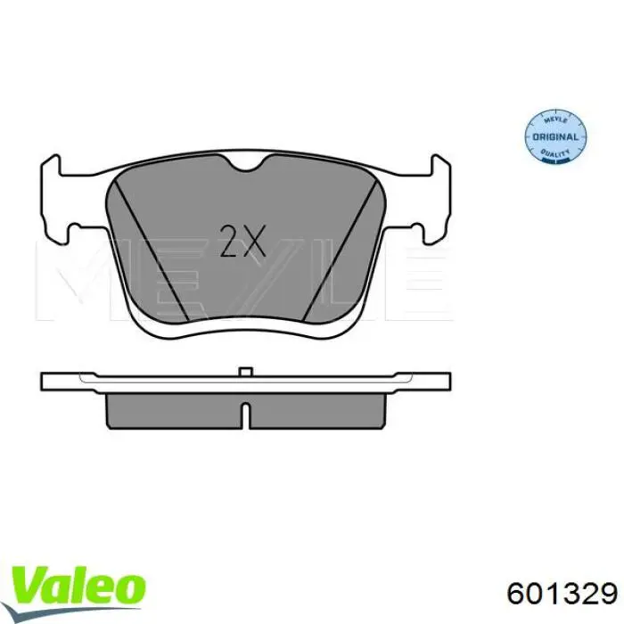 Pastillas traseras de freno VALEO 601329 precio, desde 24,84 EUR