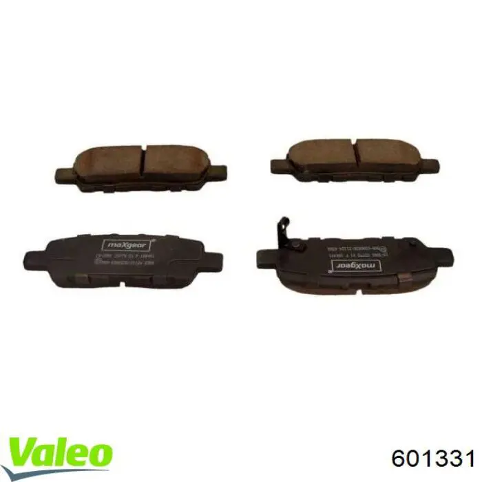 601331 VALEO pastillas de freno traseras