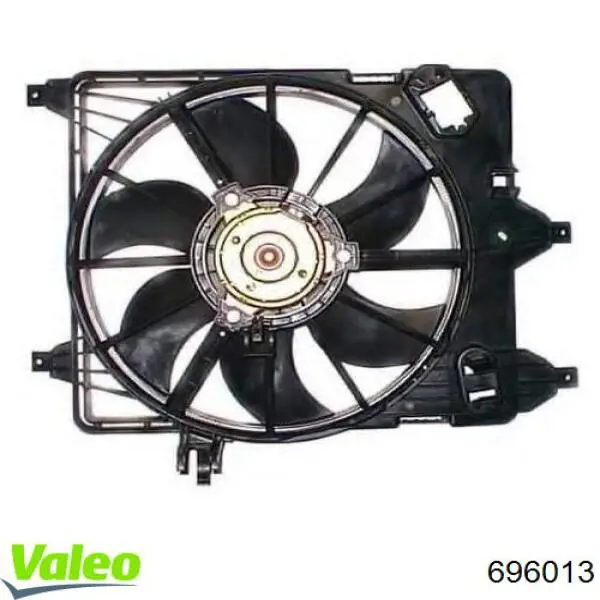 696013 VALEO ventilador (rodete +motor refrigeración del motor con electromotor completo)