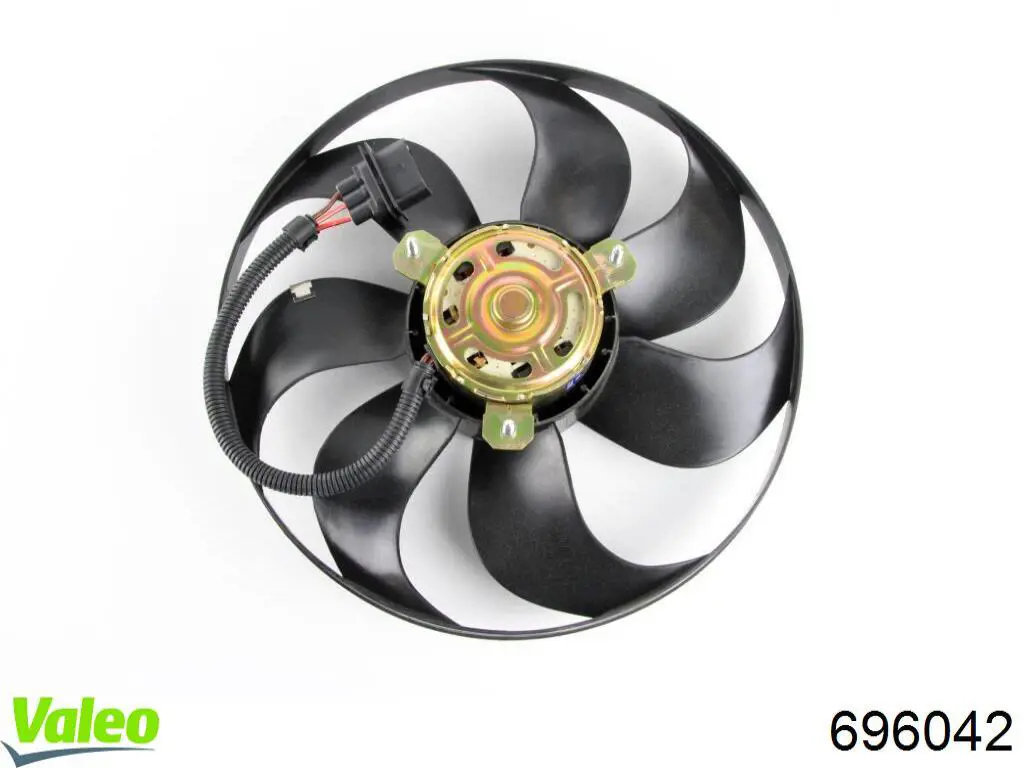 696042 VALEO ventilador (rodete +motor refrigeración del motor con electromotor completo)