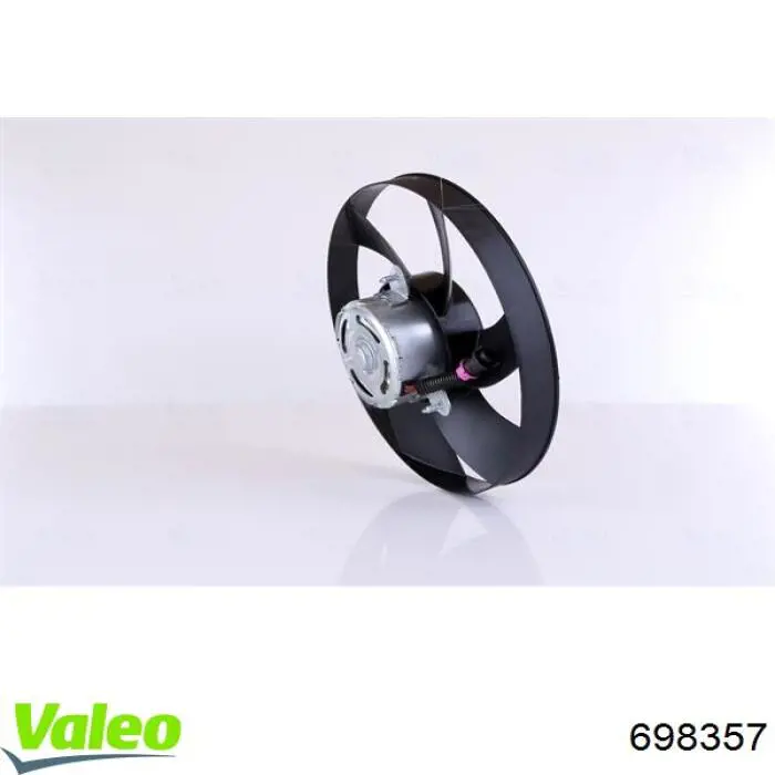 698357 VALEO ventilador (rodete +motor refrigeración del motor con electromotor completo)