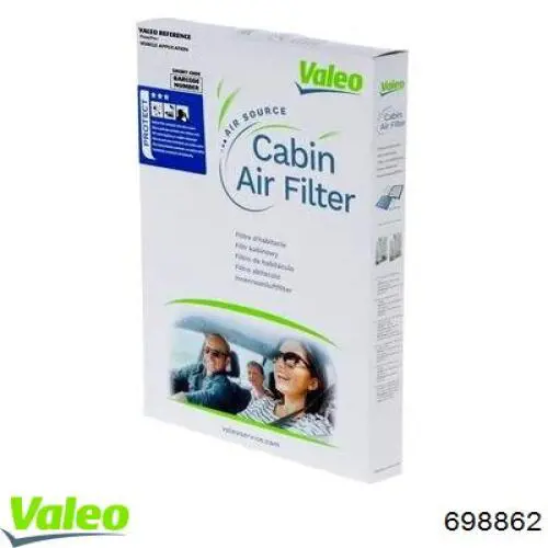 698862 VALEO filtro de habitáculo