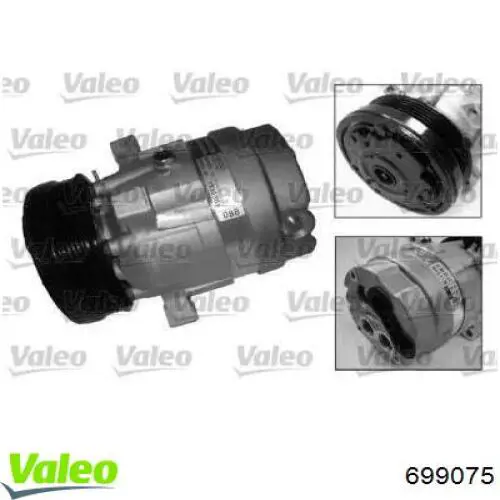 Compresor de aire acondicionado 699075 VALEO