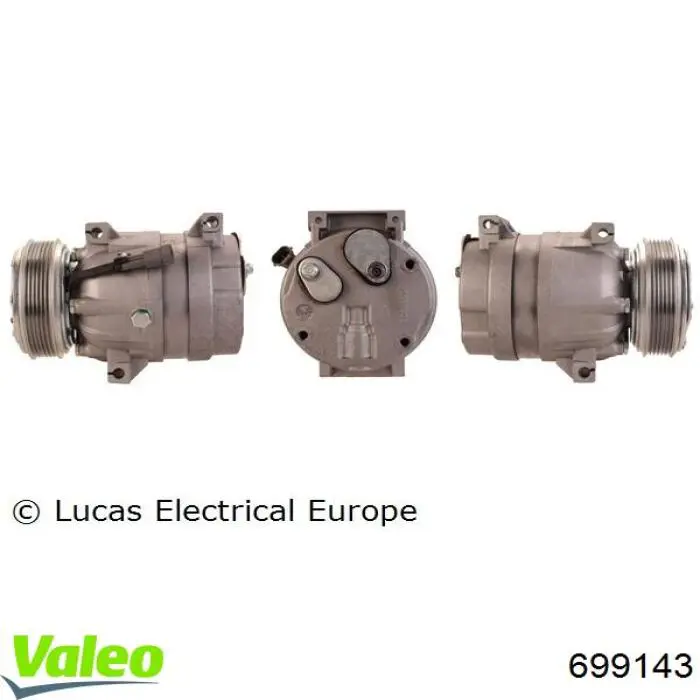 Compresor ac VALEO 699143 precio, desde 236,86 EUR