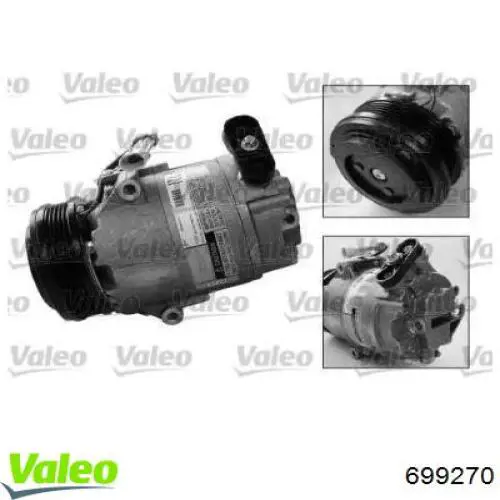 Compresor ac VALEO 699270 precio, desde 272,84 EUR