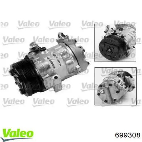 Compresor ac VALEO 699308 precio, desde 576,76 EUR