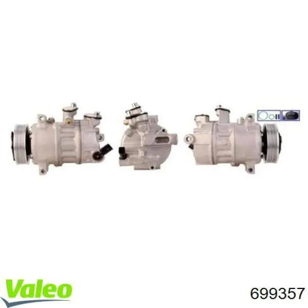 Compresor ac VALEO 699357 precio, desde 263,27 EUR