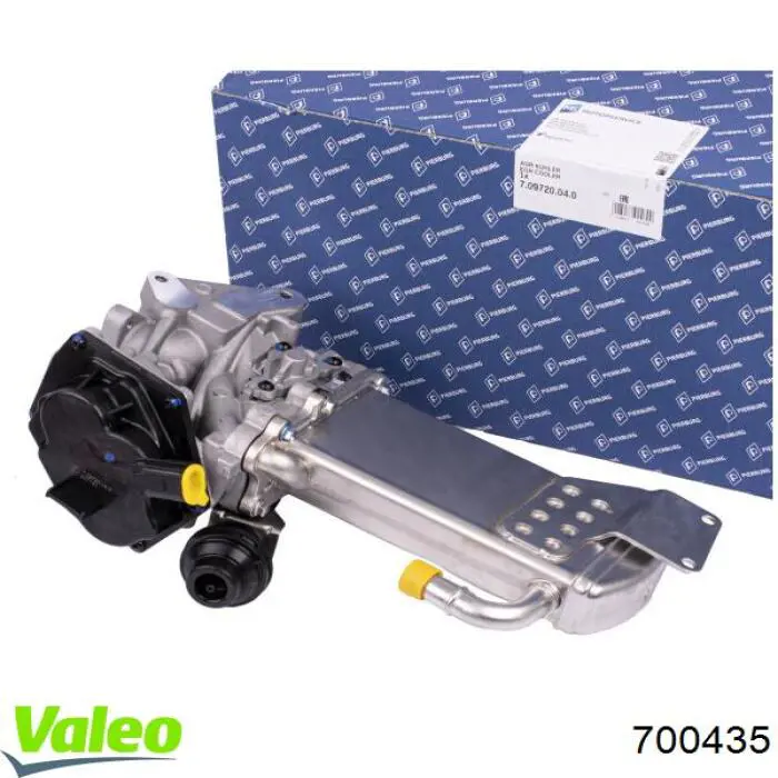 Enfriador de recirculación de gases de escape EGR 700435 VALEO
