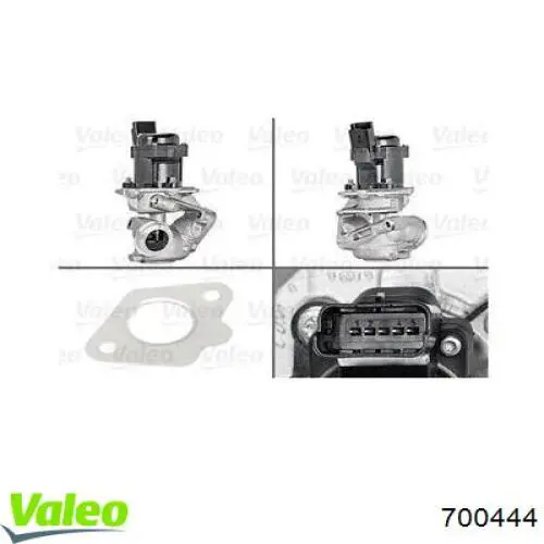 Válvula EGR 700444 VALEO