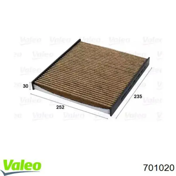 Filtro de cabina VALEO 701020 precio, desde 13,99 EUR