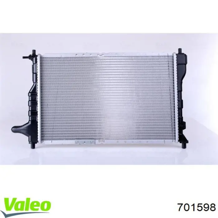 Radiador de água VALEO 701598