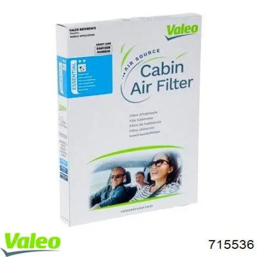 Filtro de habitáculo 715536 VALEO