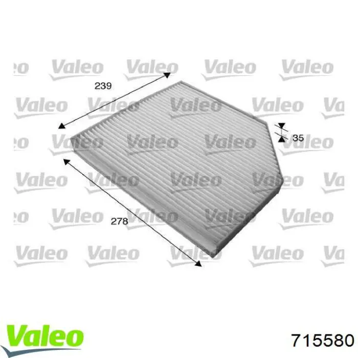 Filtro de polen VALEO 715580