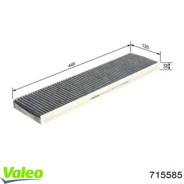 Filtro de polen VALEO 715585