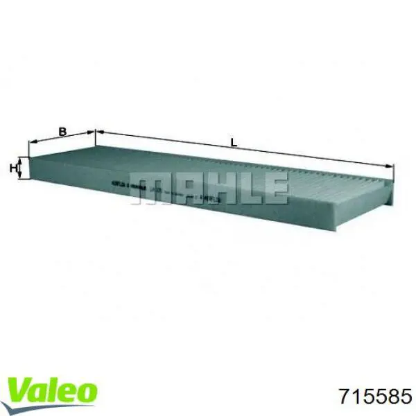 715585 VALEO Filtro antipolen