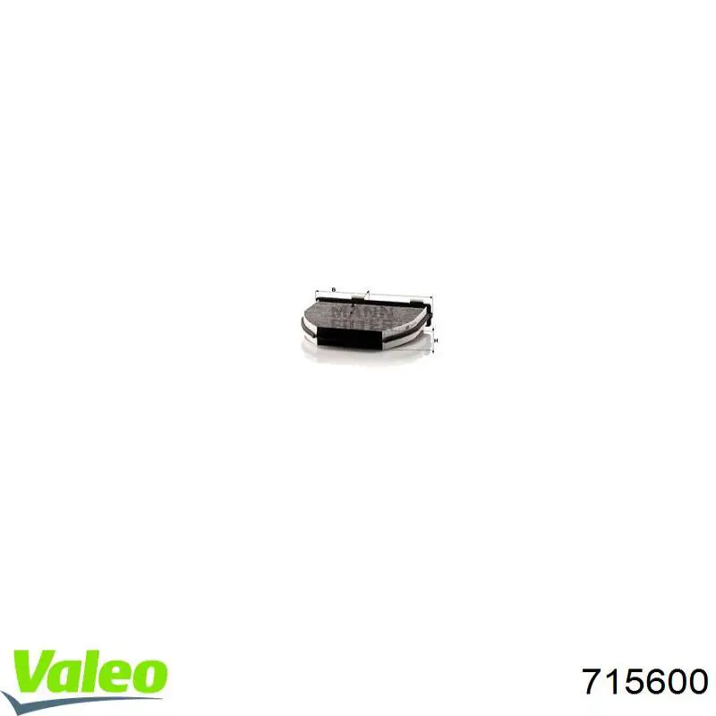 715600 VALEO Filtro antipolen