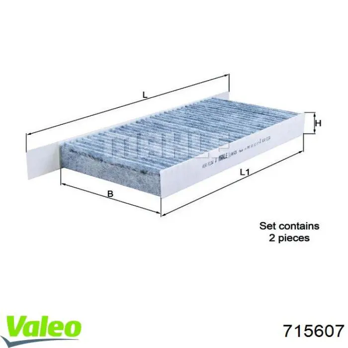Filtro de polen VALEO 715607