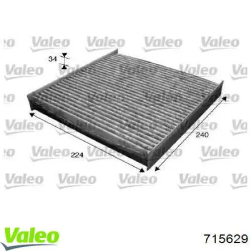 Filtro de polen VALEO 715629