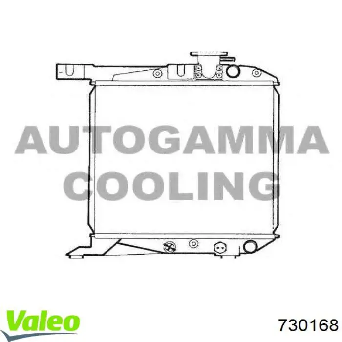 730168 VALEO radiador refrigeración del motor