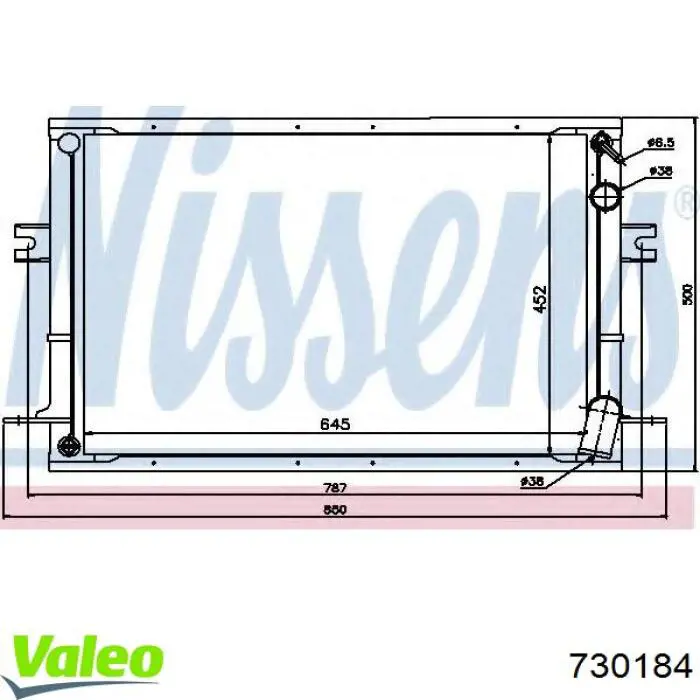 730184 VALEO Refrigeración del motor