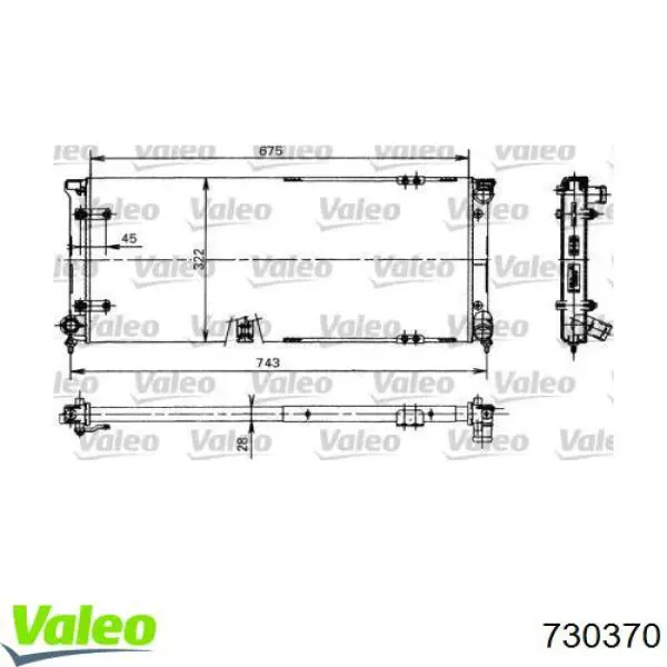 Comprar 1LO121251 VAG Radiador de auto