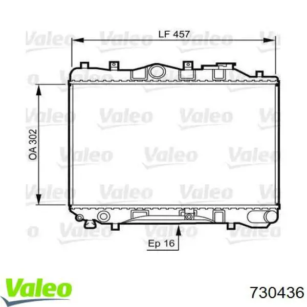 Comprar 730436 VALEO Radiador de auto