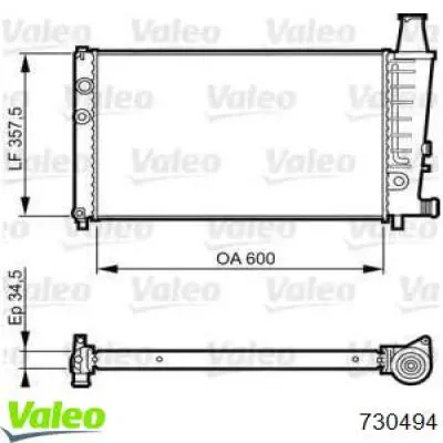 730494 VALEO Refrigeración del motor
