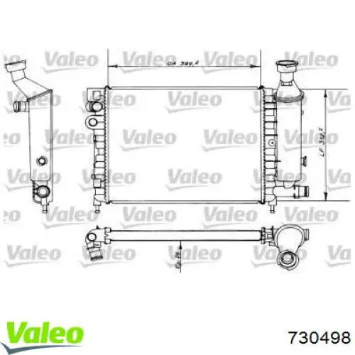 730498 VALEO Refrigeración del motor