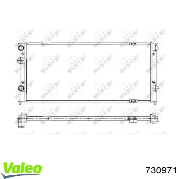 730971 VALEO radiador refrigeración del motor