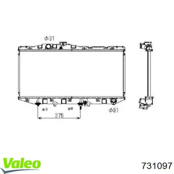 1640074140 Toyota radiador refrigeración del motor