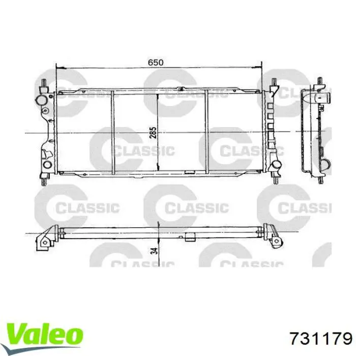 731179 VALEO Refrigeración del motor