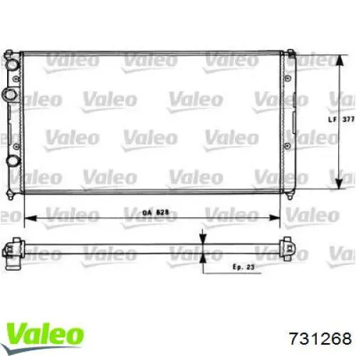 731268 VALEO Refrigeración del motor
