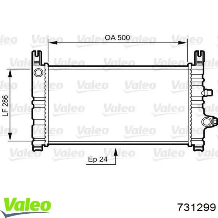 731299 VALEO Refrigeración del motor