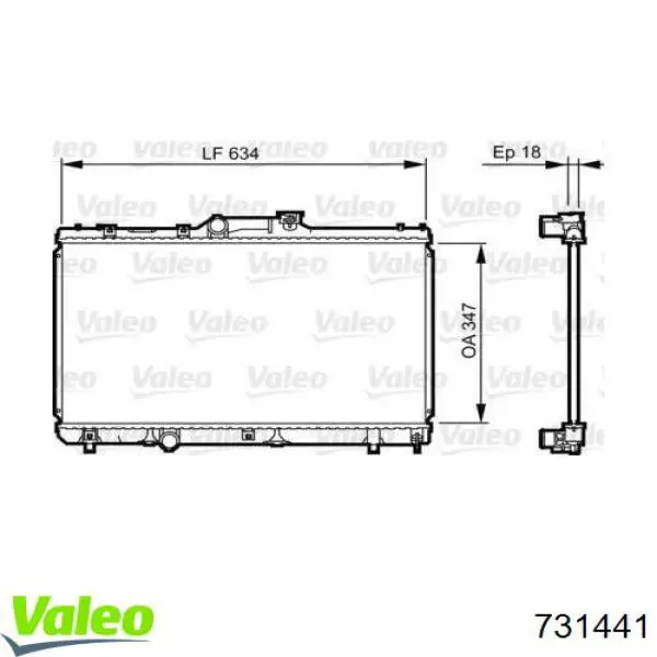 731441 VALEO Refrigeración del motor