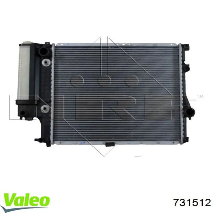 731512 VALEO radiador refrigeración del motor