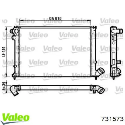 731573 VALEO Refrigeración del motor