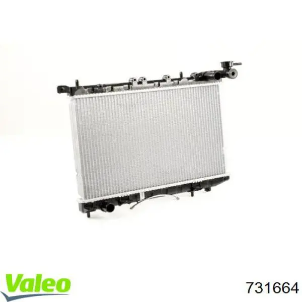 731664 VALEO radiador refrigeración del motor