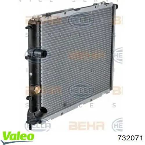 732071 VALEO radiador refrigeración del motor