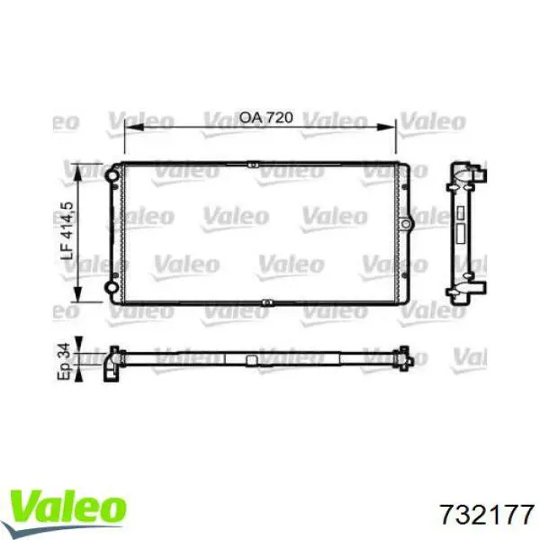 Comprar 732177 VALEO Radiador de auto