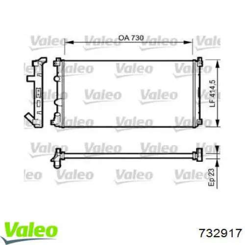 Água radiador VALEO 732917 precio, desde 85,55 EUR